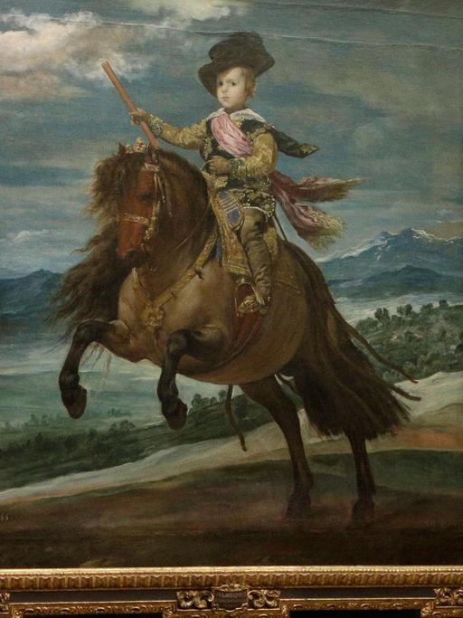 Das Gemälde "Prinz Balthasar Carlos zu Pferd" von Diego Velázquez im Kunsthistorischen Museum Wien