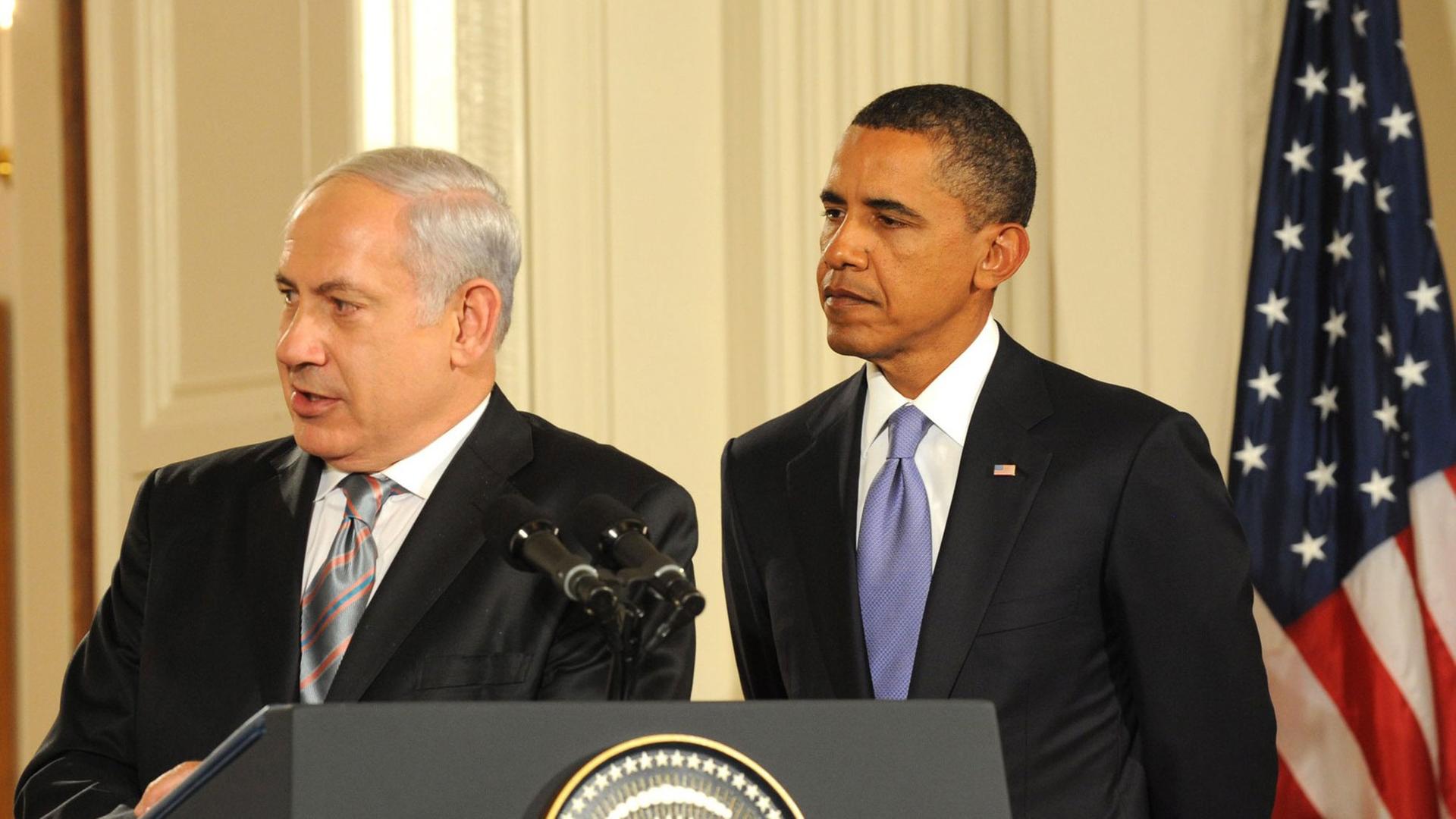Benjamin Netanyahu und Barack Obama, hier gemeinsam 2010.
