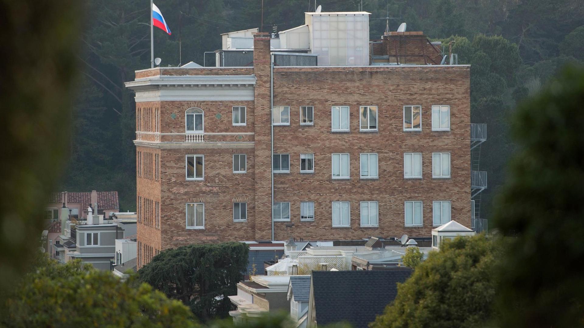 Das russische Konsulat in San Francisco im US-Bundesstaat Kalifornien