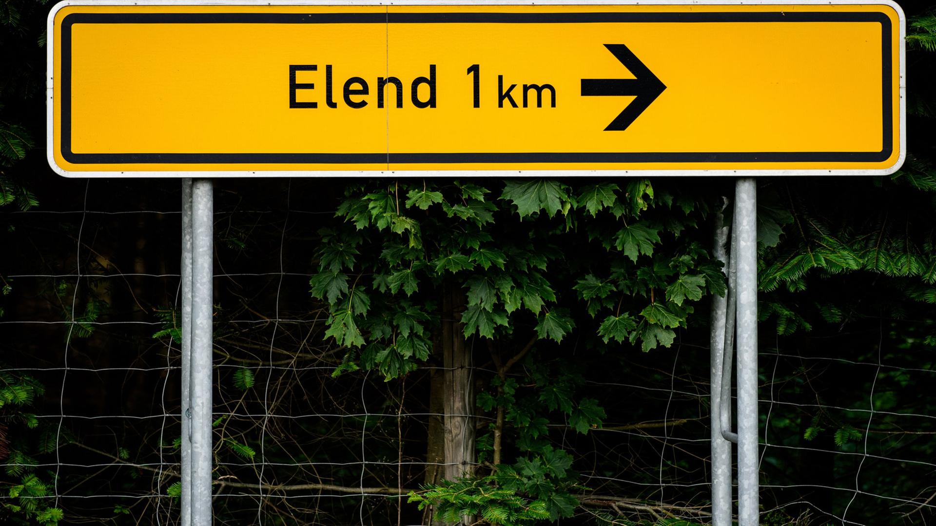 Ein Wegweiser nach Elend (Sachsen-Anhalt). Ein Wegweiser nach Elend (Sachsen-Anhalt).