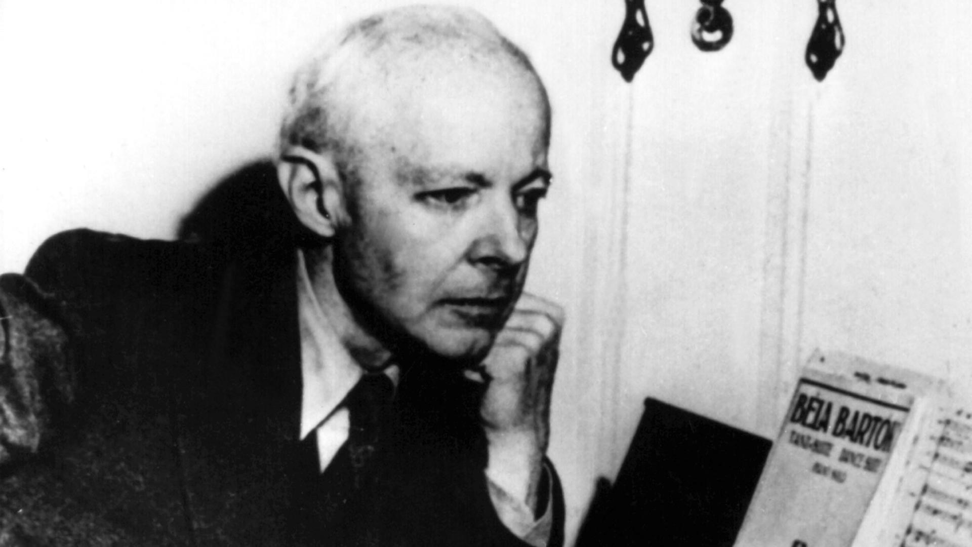Der ungarische Komponist und Pianist Bela Bartok Der ungarische Komponist und Pianist Bela Bartok