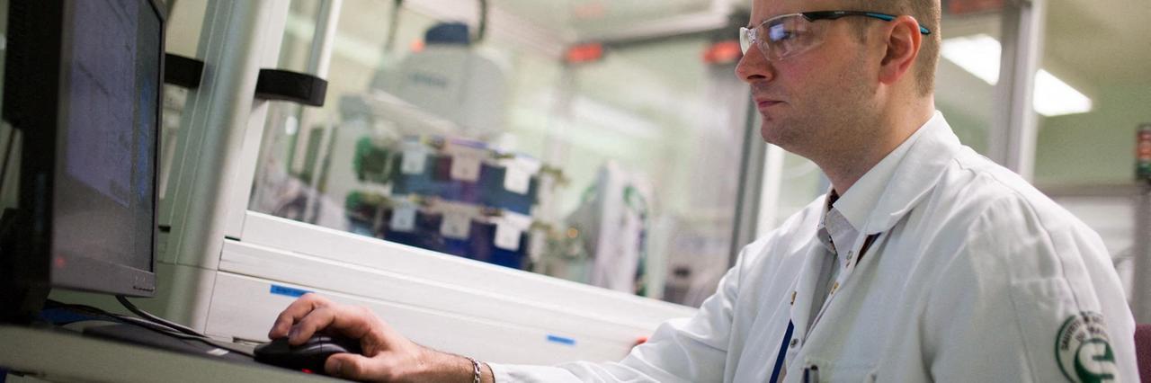 Im Labor der Firma AstraZeneca Im Labor der Firma AstraZeneca
