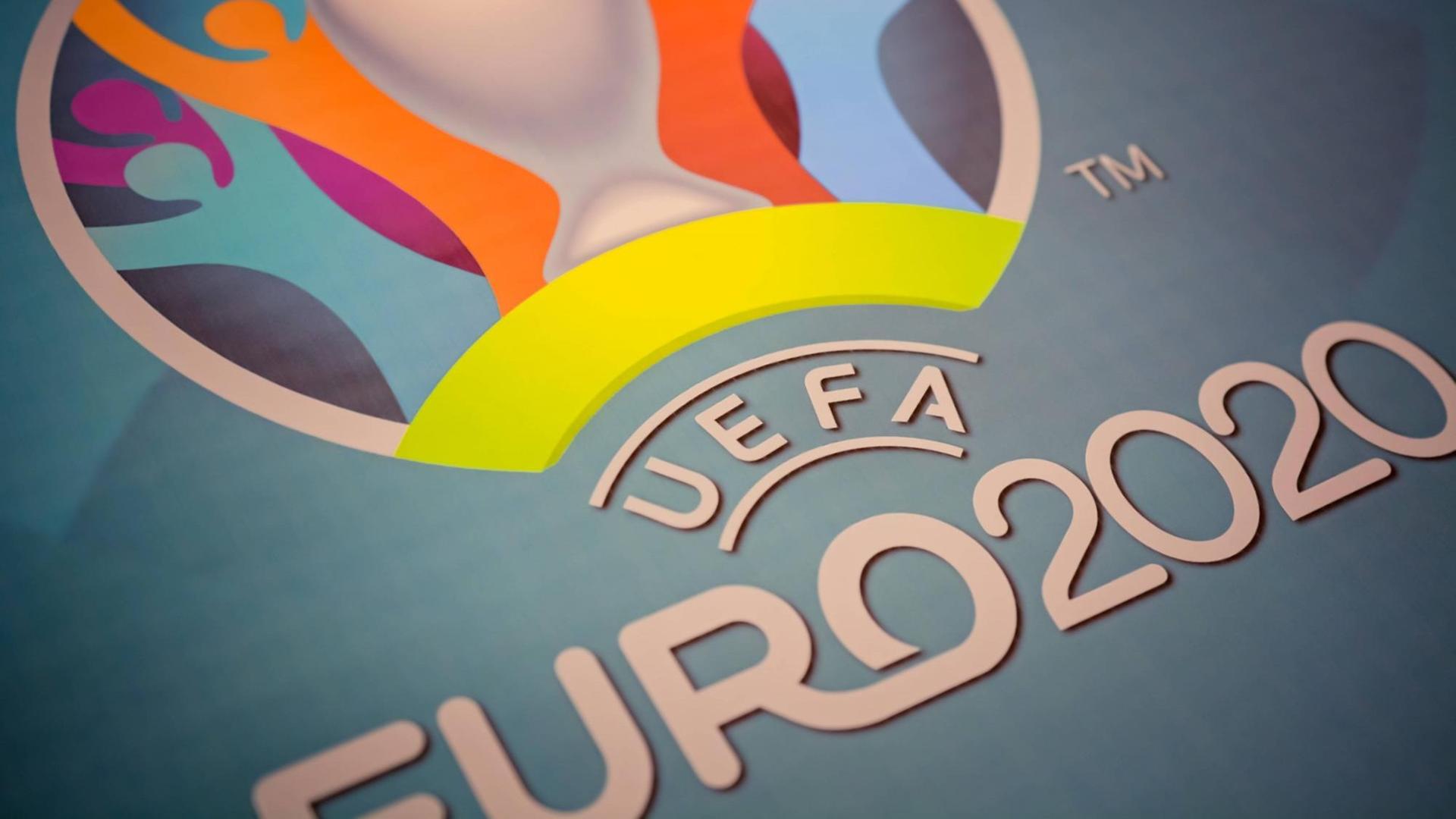 Das offizielle Logo der Fußball-EM 2020 Das offizielle Logo der Fußball-EM 2020