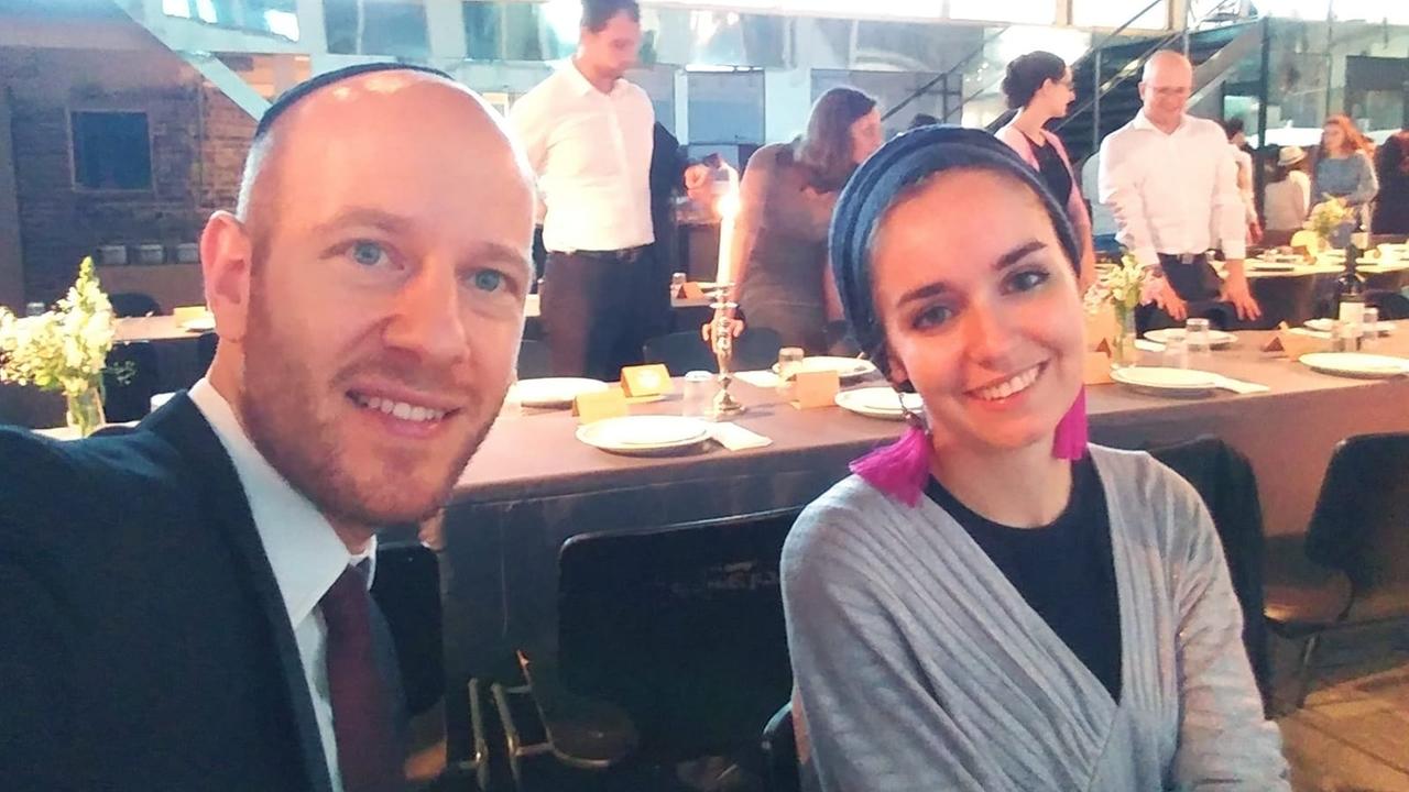 Cecilia und ihr Ehemann Yair. Cecilia und ihr Ehemann Yair.