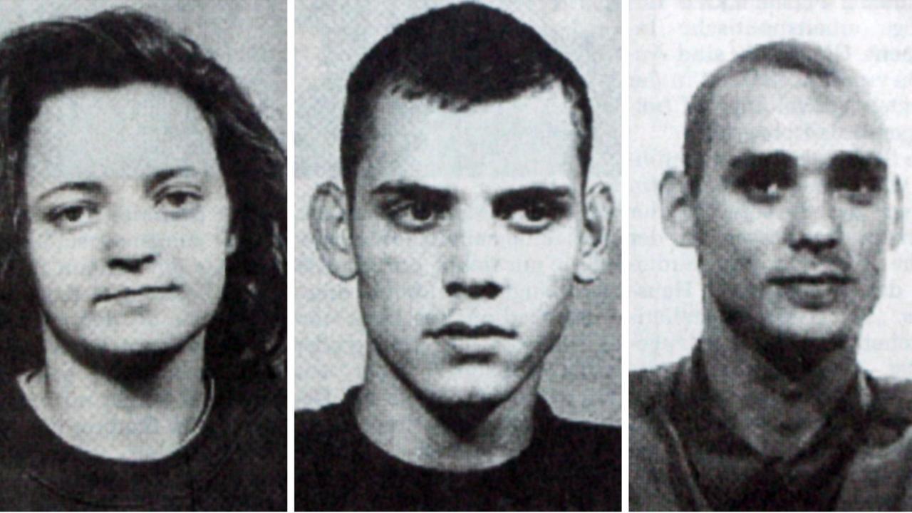 Fahndungs-Fotos von den NSU-Mitgliedern Beate Zschäpe, Uwe Böhnhardt und Uwe Mundlos Fahndungs-Fotos von den NSU-Mitgliedern Beate Zschäpe, Uwe Böhnhardt und Uwe Mundlos
