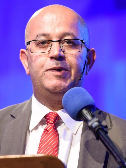 Der Islamwissenschaftler Abdel-Hakim Ourghi nimmt am 27.05.2015 in Köln am dritten phil.COLOGNE, dem internationalen Festival der Philosophie, teil.
