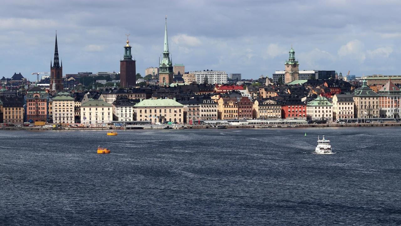 Blick auf die schwedische Hauptstadt Stockholm am 12.06.2017. Blick auf die schwedische Hauptstadt Stockholm am 12.06.2017.