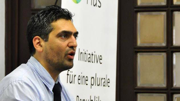 Farhad Dilmaghani, Vorsitzender von "DeutschPlus – Initiative für eine plurale Republik" Farhad Dilmaghani, Vorsitzender von "DeutschPlus – Initiative für eine plurale Republik"