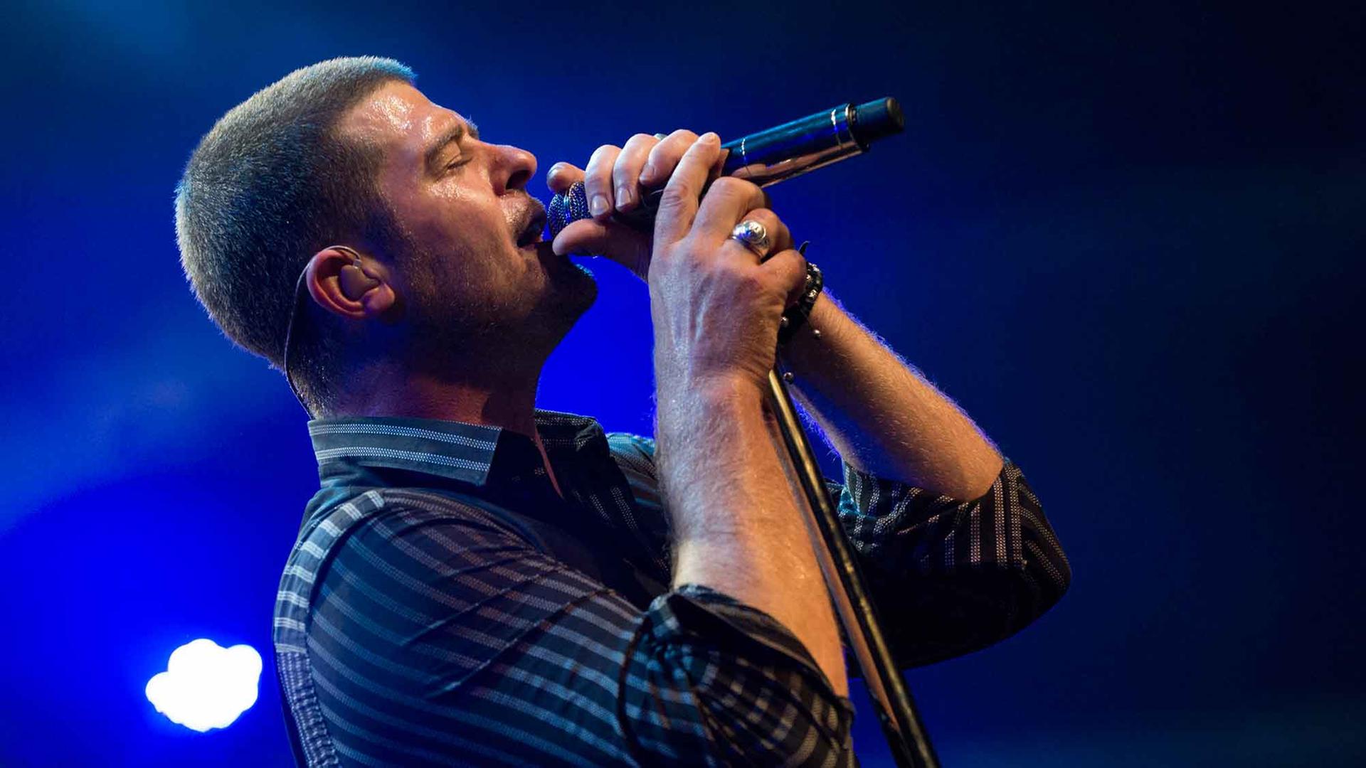 Der Musiker Robin Thicke ist mit "Blurred Lines" bekannt geworden. Der Musiker Robin Thicke ist mit "Blurred Lines" bekannt geworden.