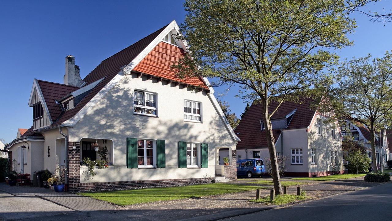 Die Siedlung Teutoburgiao in Herne, Nordrhein-Westfalen. Die Siedlung Teutoburgiao in Herne, Nordrhein-Westfalen.