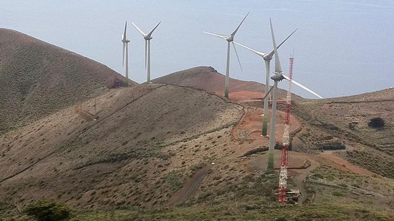 Windräder auf El Hierro Windräder auf El Hierro