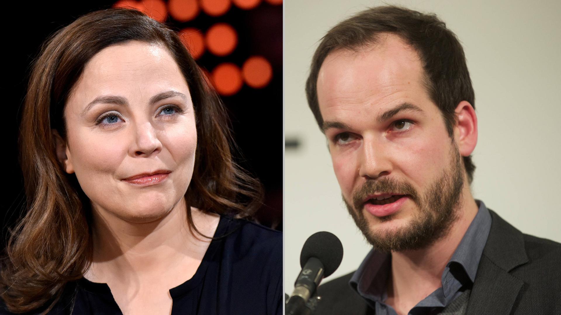 Thea Dorn und Max Czollek Thea Dorn und Max Czollek