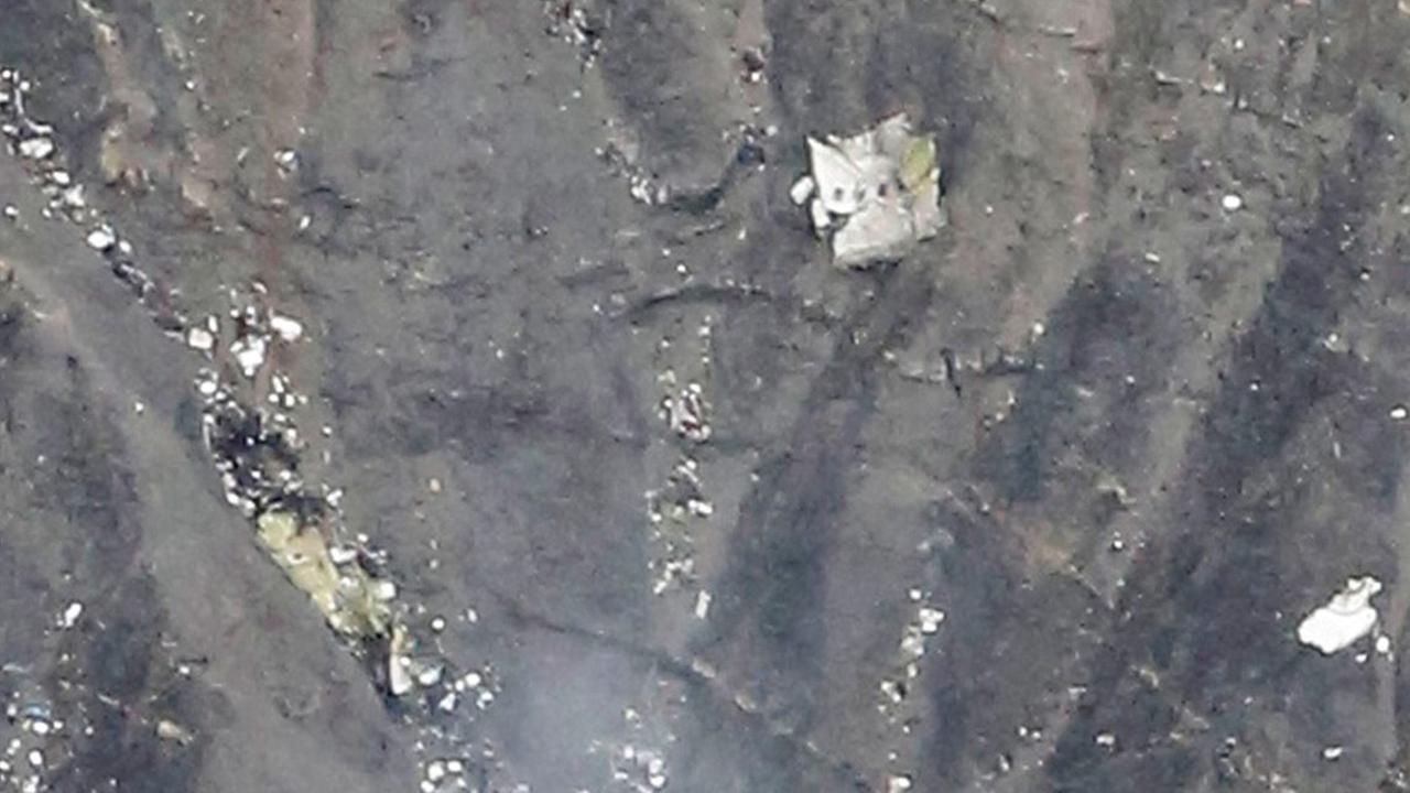 Trümmerteile des in Südfrankreich verunglückten Germanwings-Fluges. Trümmerteile des in Südfrankreich verunglückten Germanwings-Fluges.