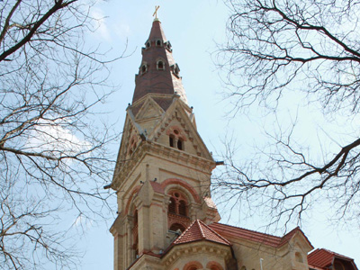 Kirchturmspitze der evangelisch-lutherischen Kirche St. Paul, Odessa Kirchturmspitze der evangelisch-lutherischen Kirche St. Paul, Odessa