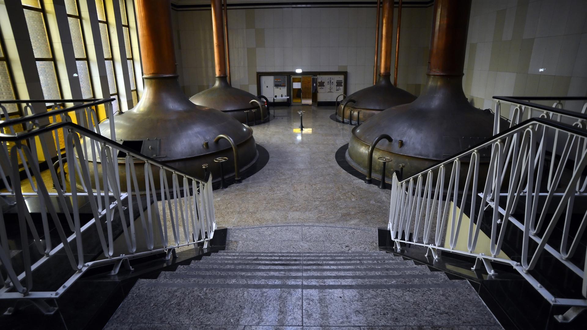 Blick in das Sudhaus der alten Kindl-Brauerei im Oktober 2013: Hier ensteht das künftige Kindl-Kunstzentrum in Berlin. Blick in das Sudhaus der alten Kindl-Brauerei im Oktober 2013: Hier ensteht das künftige Kindl-Kunstzentrum in Berlin.