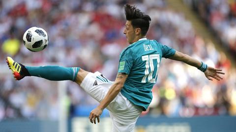 Mesut Özil beim deutschen WM-Spiel am 27. Juni 2018 in Kasan gegen Südkorea (0:2)