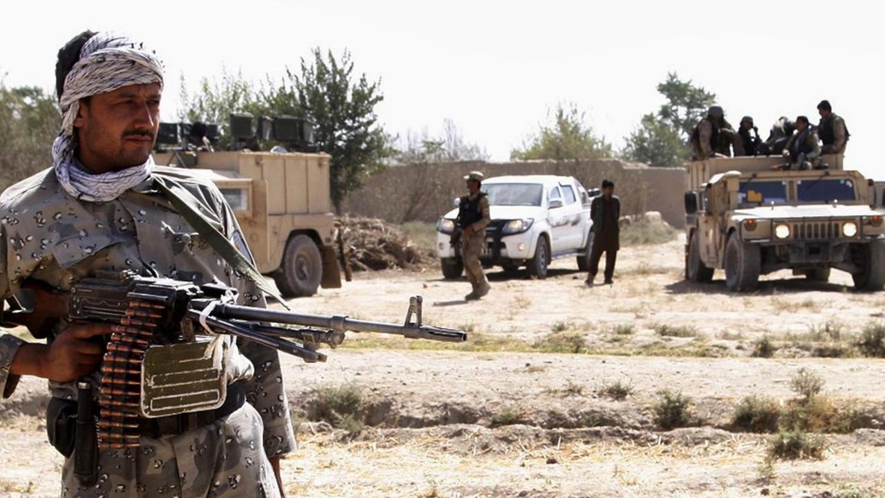 Afghanische Sicherheitskräfte in Kundus Afghanische Sicherheitskräfte in Kundus