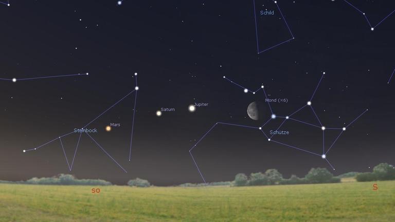 Planeten-Haarnadeln-Set – 3 Stück, Mars, Jupiter, Saturn, Aus Emaille, Ca. 6,3 Cm Lang, Für Alle Haartypen