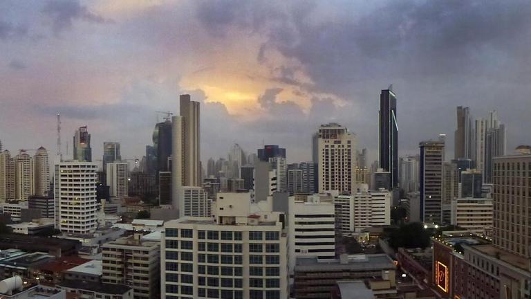 Die Skyline von Panama City