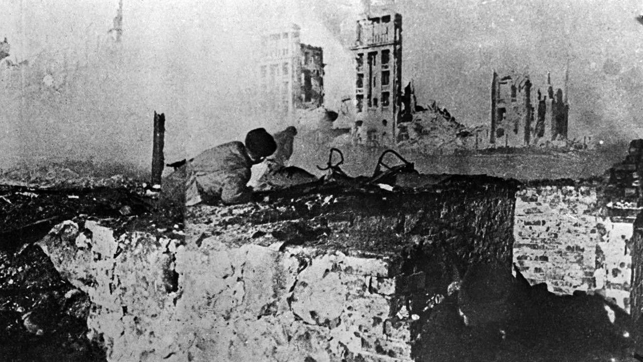 Straßenkämpfe in Stalingrad