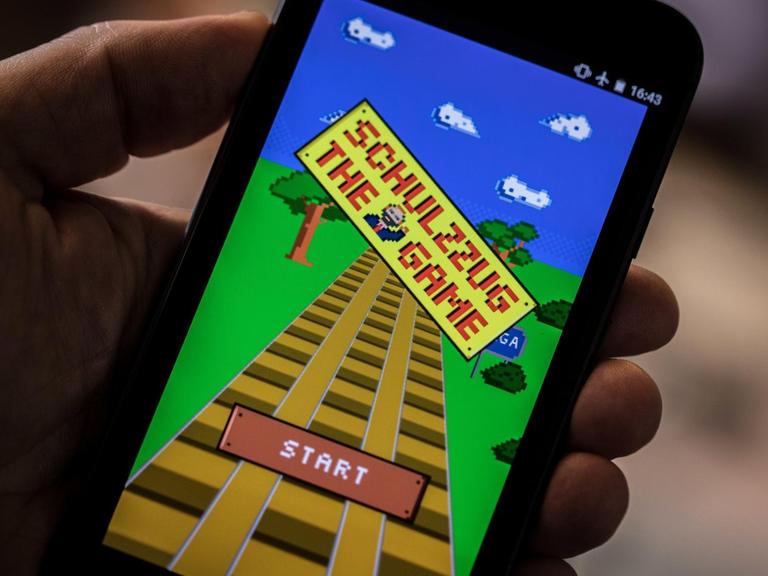 Das Smartphone Spiel "Schulzzug"