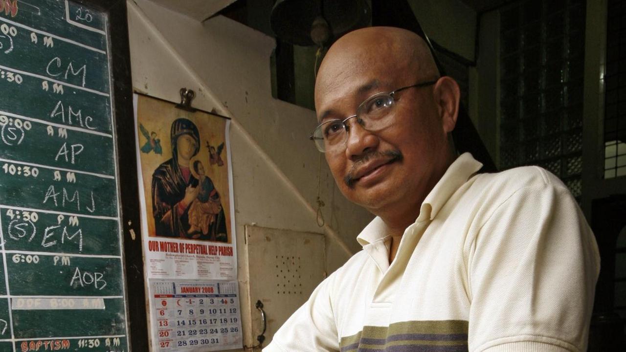 Der katholische Geistliche Vater Amado Picarda hat viele Jahre in Davao gepredigt.