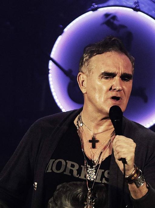 Morrissey, Ex-Sänger der Band "The Smiths", bei einem Solo-Konzert am 30.11.2018 in Rio de Janeiro.