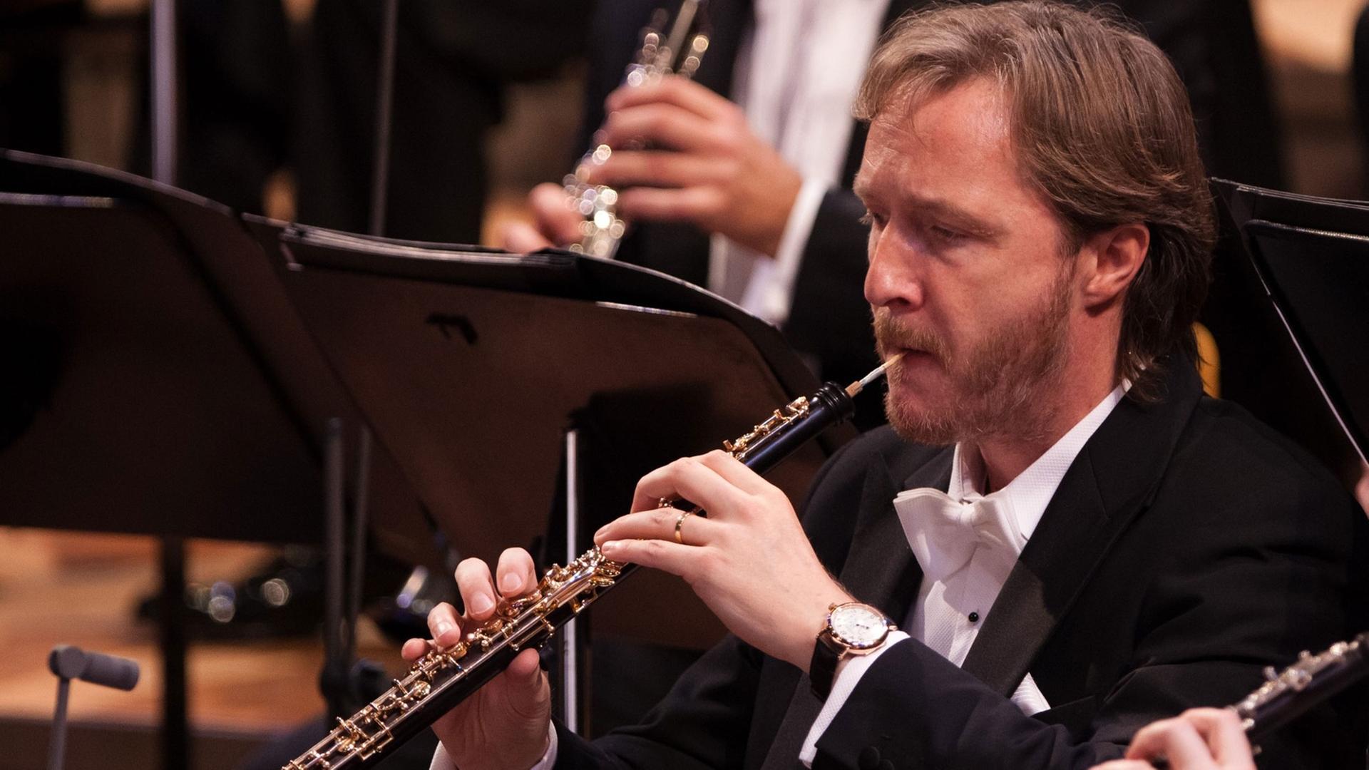 Albrecht Mayer, Solo-Oboist der Berliner Philharmoniker. Albrecht Mayer, Solo-Oboist der Berliner Philharmoniker.