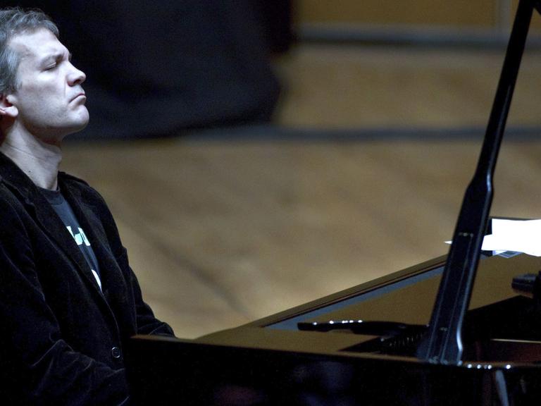 Der US-amerikanische Jazzpianist Brad Mehldau, aufgenommen bei einem Konzert am 4.12.2011 in Oviedo, Spanien