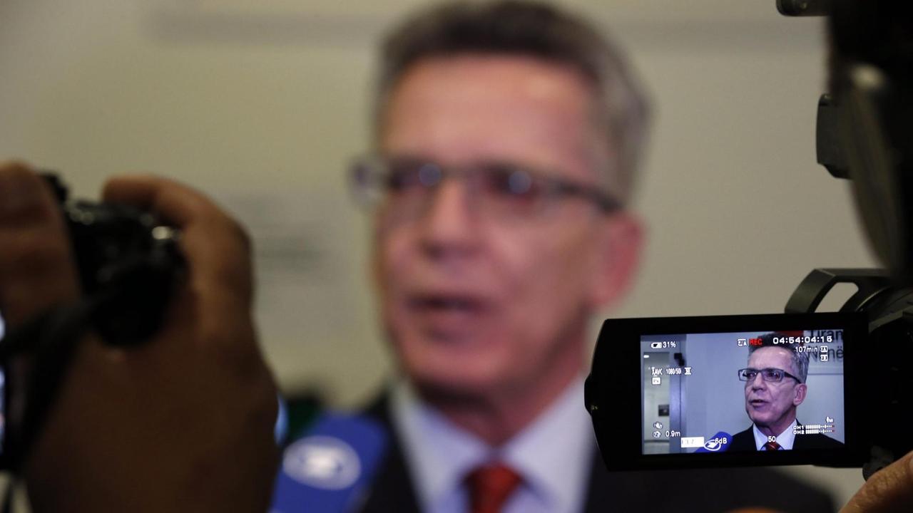 Bundesinnenminister Thomas de Maizière (CDU) Bundesinnenminister Thomas de Maizière (CDU)