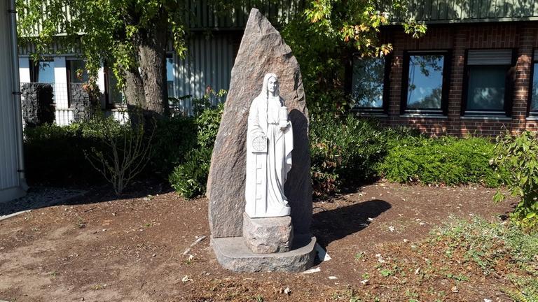 Die Heilige Barbara als Skulptur aufgenommen Die Heilige Barbara als Skulptur aufgenommen