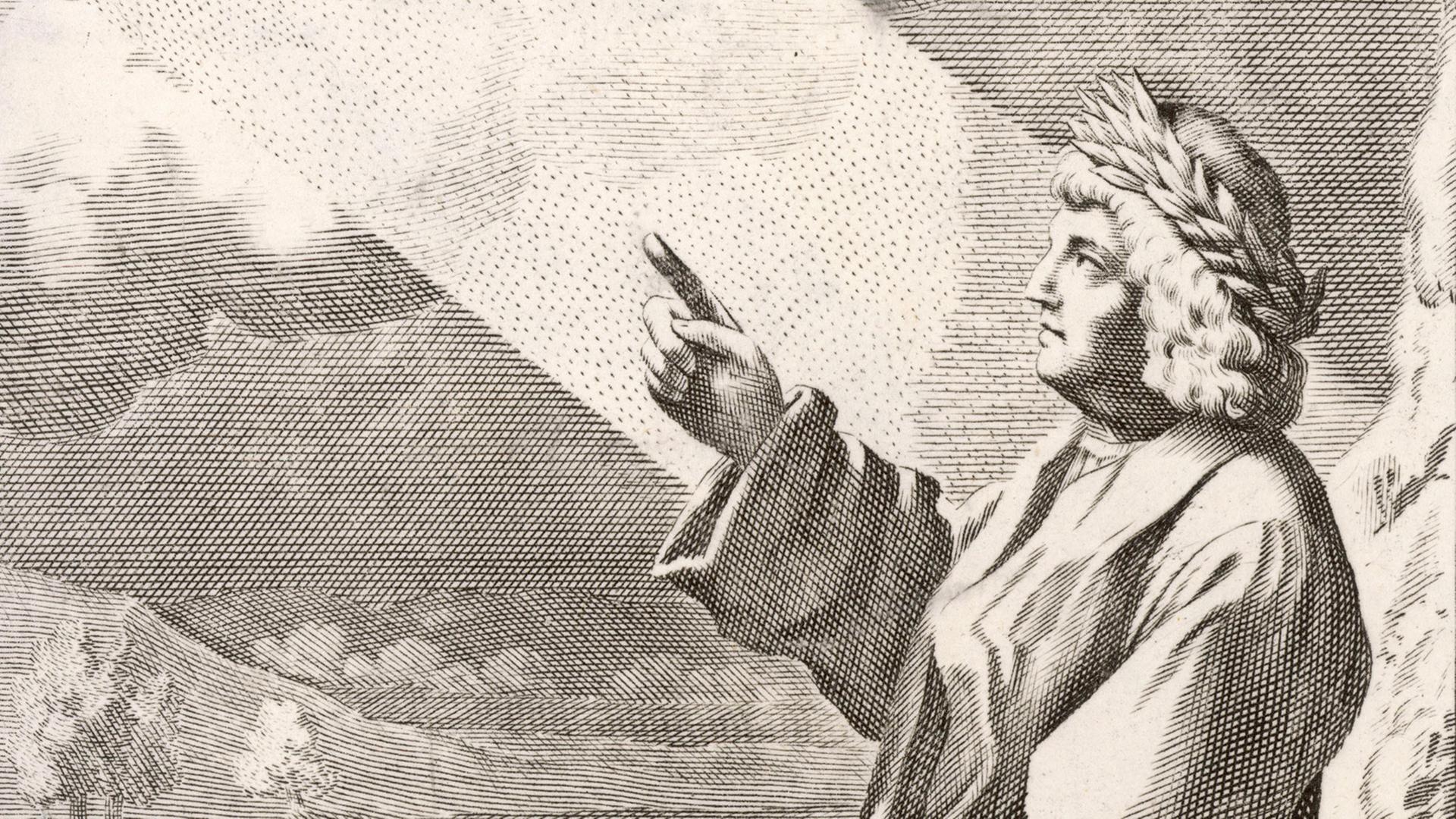 TITUS LUCRETIUS CARUS (deutsch: Lukrez). Römischer Dichter und Philosoph (ca. 98 v. Chr. - 55 v. Chr.) TITUS LUCRETIUS CARUS (deutsch: Lukrez). Römischer Dichter und Philosoph (ca. 98 v. Chr. - 55 v. Chr.)