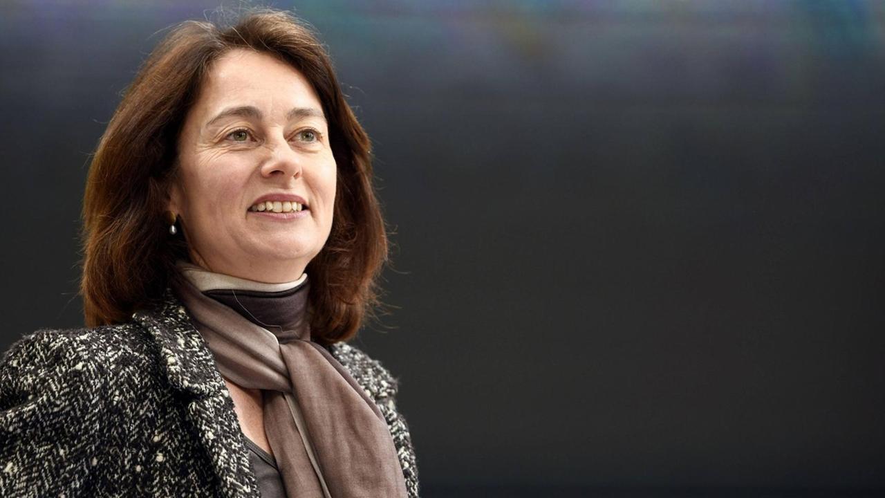 Katarina Barley bei einer Veranstaltung der SPD zur Europawahl am 26. Mai in der Nordkurve Hannover Katarina Barley bei einer Veranstaltung der SPD zur Europawahl am 26. Mai in der Nordkurve Hannover