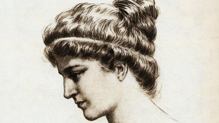 20181018a: Darstellung der Hypatia von Alexandria (ca. 360 – 415) aus späterer Zeit (Figuier)
