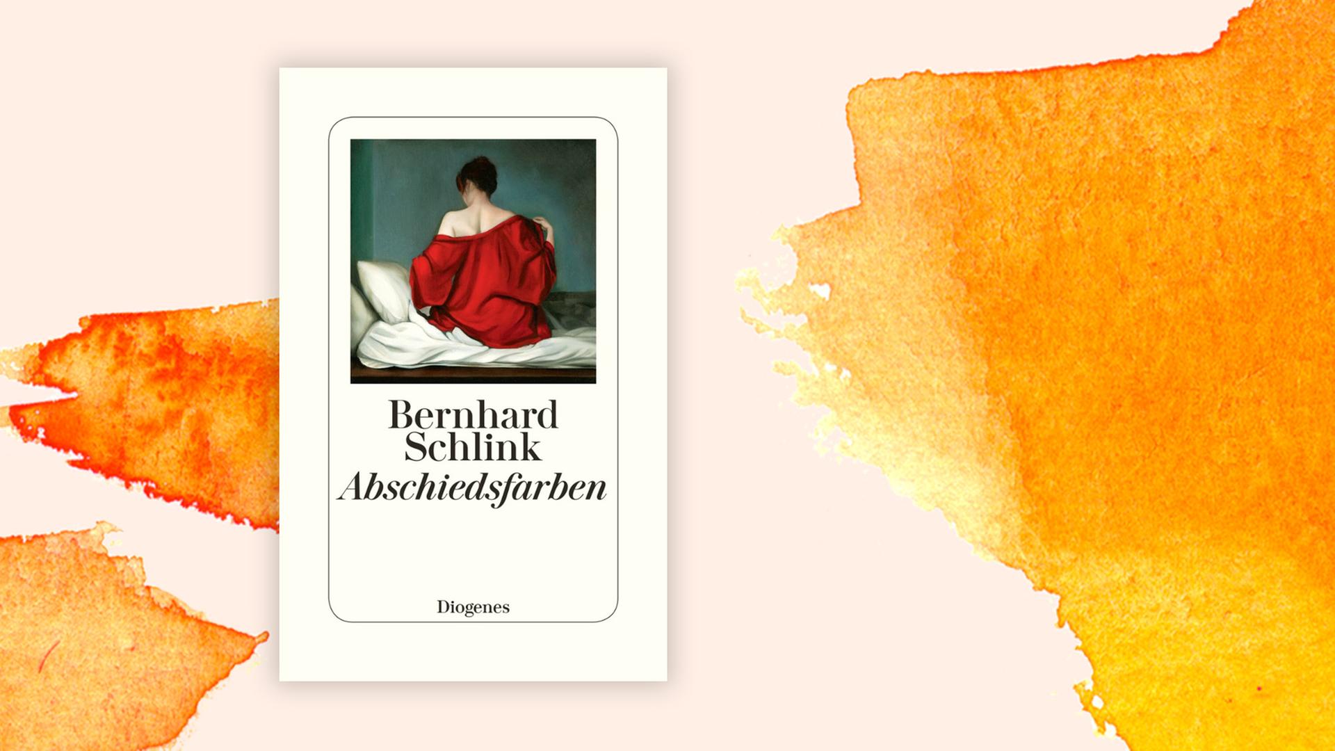 Das Buchcover "Abschiedsfarben" von Bernhard Schlink ist vor einem grafischen Hintergrund zu sehen. Das Buchcover "Abschiedsfarben" von Bernhard Schlink ist vor einem grafischen Hintergrund zu sehen.