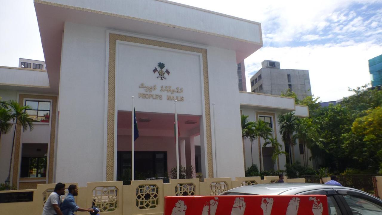 Das Parlament der Malediven in der Hauptstadt Malé Das Parlament der Malediven in der Hauptstadt Malé