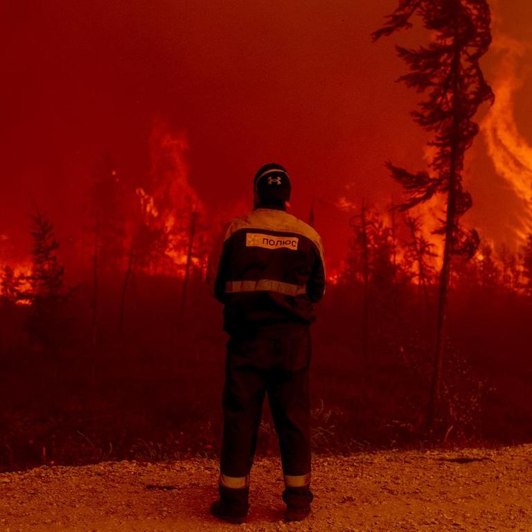 Waldbrand in Sibirien