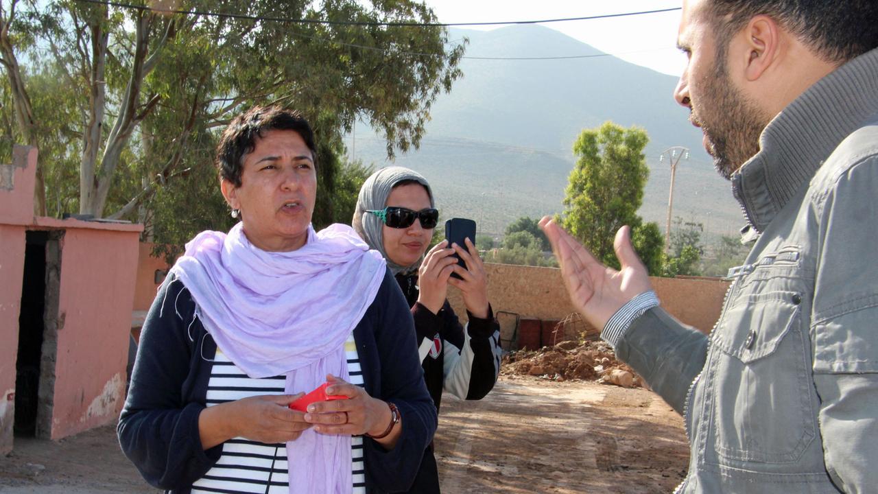 Jamila Hassoune hat die Caravane du livre im Jahr 2005 gegründet.
