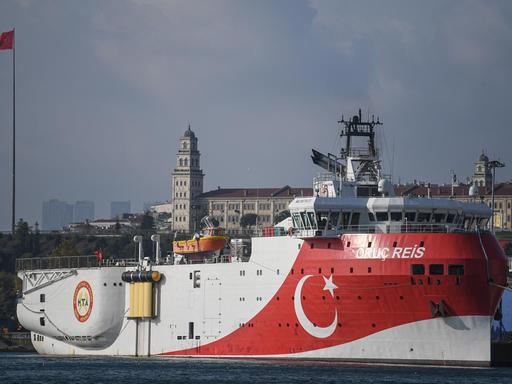 Das türkische Forschungsschiff "Oruc Reis".
