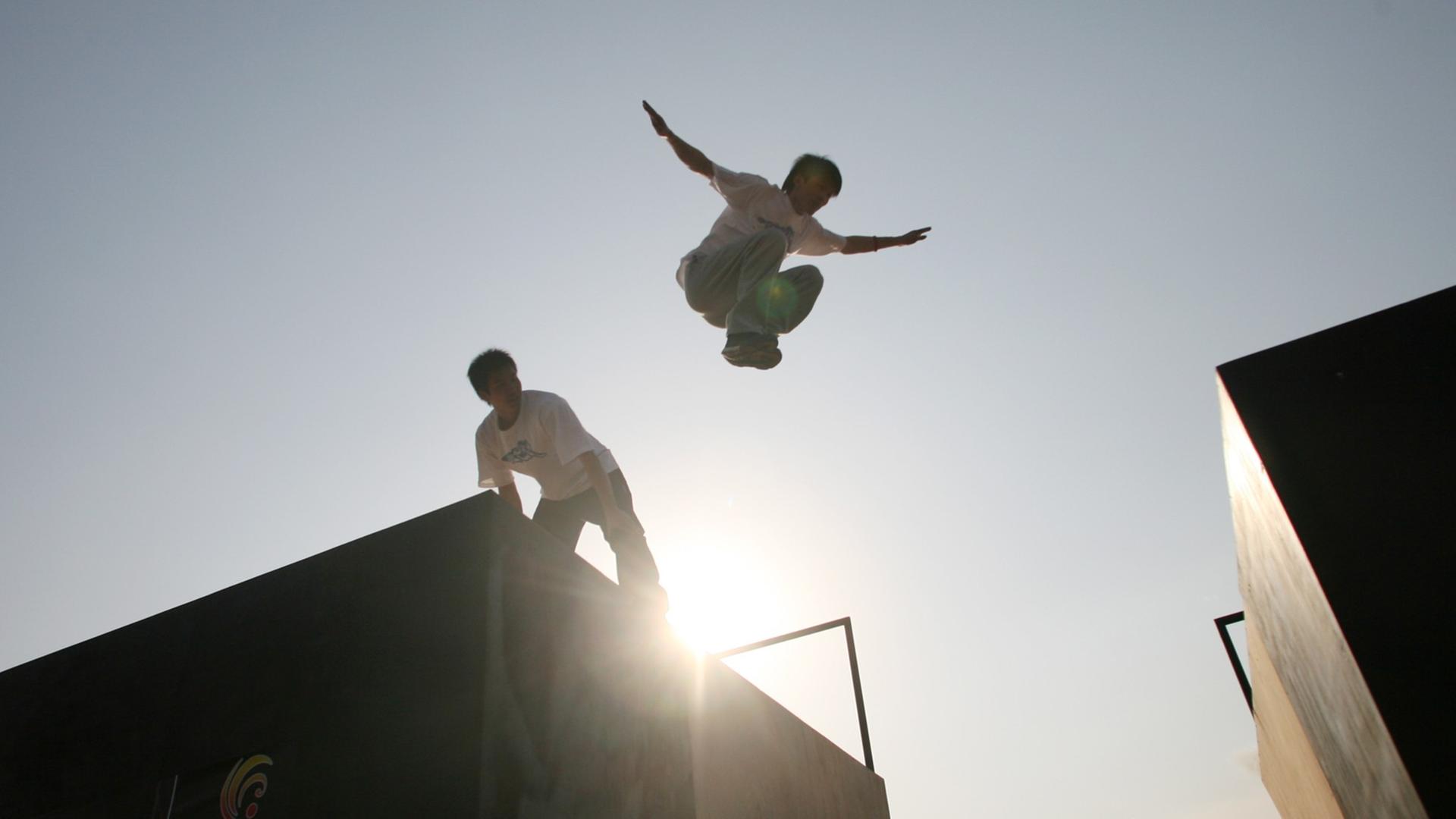 Le Parkour in China Le Parkour in China