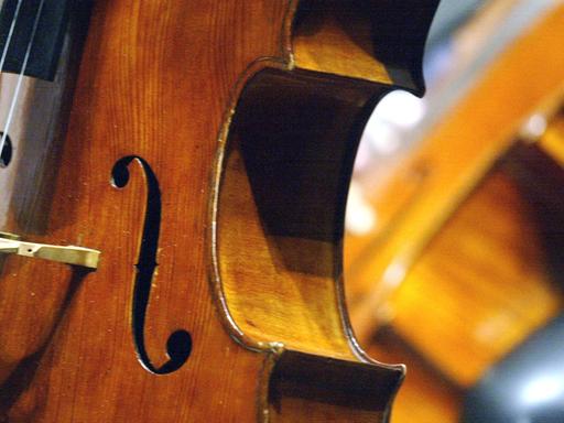 Detailaufnahme eines Cellos
