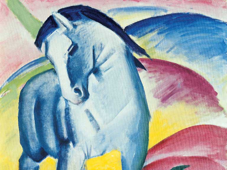 Expressionismus Blaues Pferd