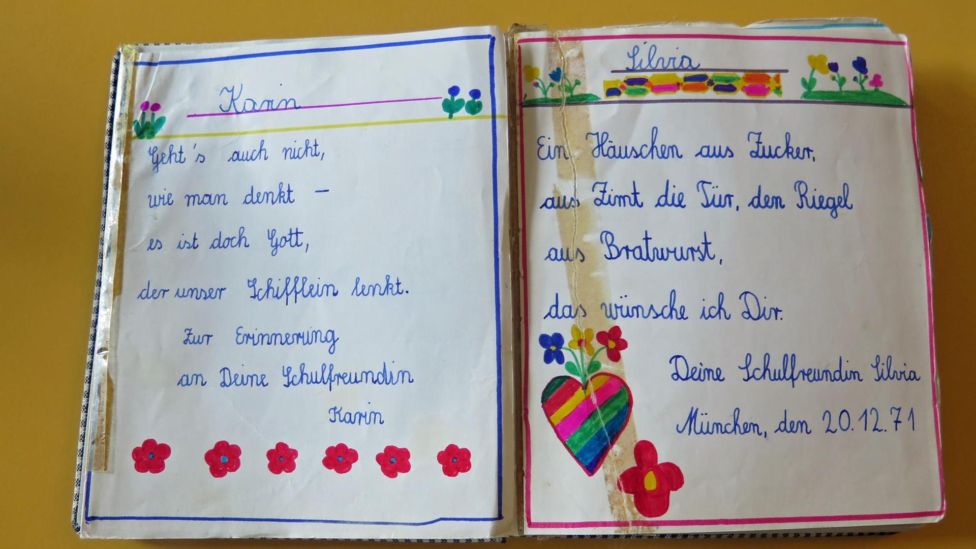 Ein aufgeschlagenes Poesiealbum Ein aufgeschlagenes Poesiealbum