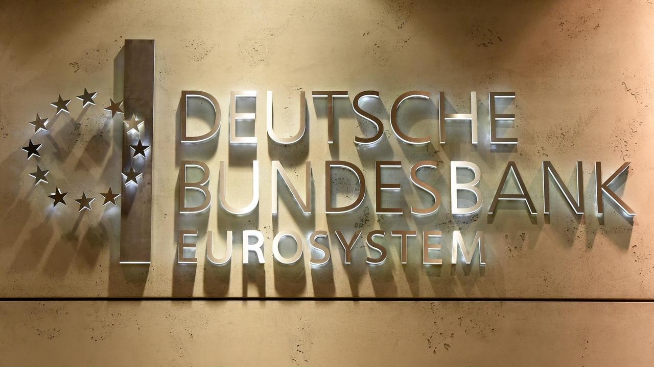 Logo der deutschen Bundesbank (Zentralbank der BRD). Logo der deutschen Bundesbank (Zentralbank der BRD).