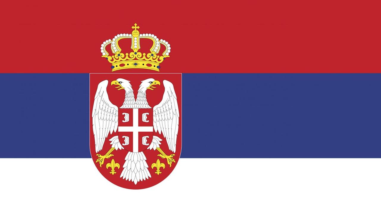 Flagge Serbiens Flagge Serbiens