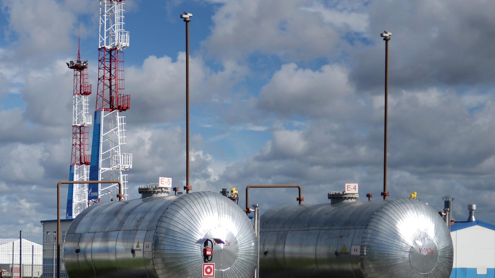 Gas-Tanks im russischen Kaliningrad. Gas-Tanks im russischen Kaliningrad.