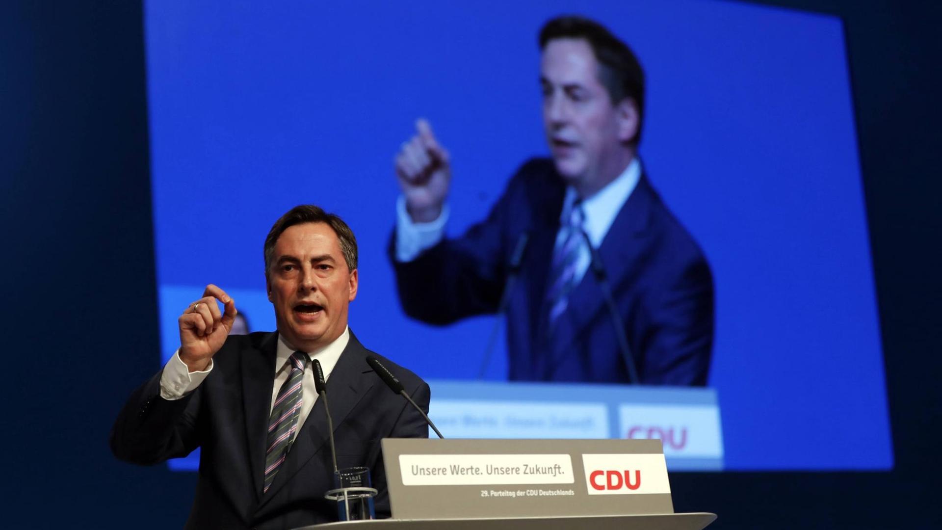 Der CDU-Europaabgeordnete David McAllister. Der CDU-Europaabgeordnete David McAllister.