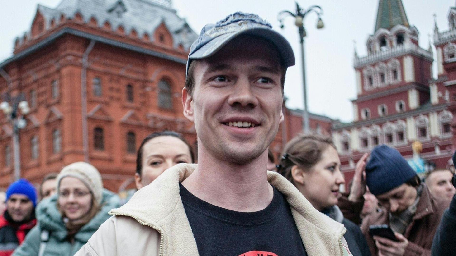 Der russische Oppositionelle Ildar Dadin. Der russische Oppositionelle Ildar Dadin.