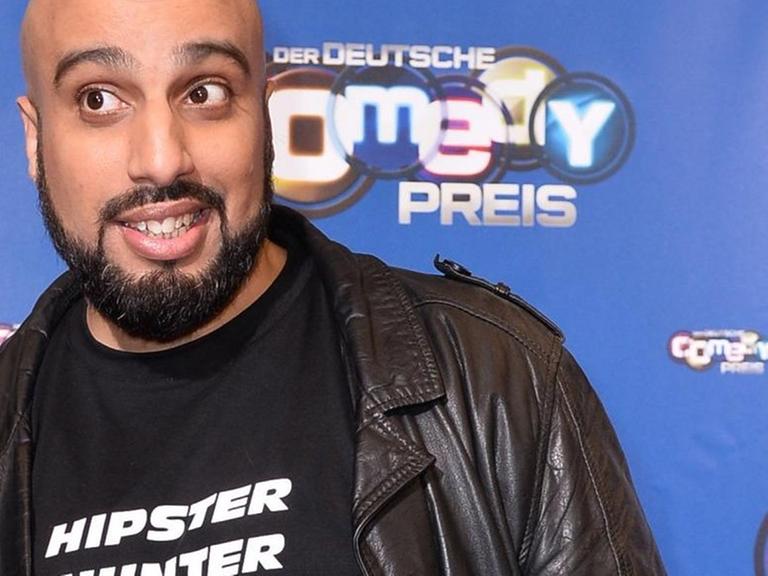 Der Comedian Abdelkarim Zemhoute beim Deutschen Comedy Preis.