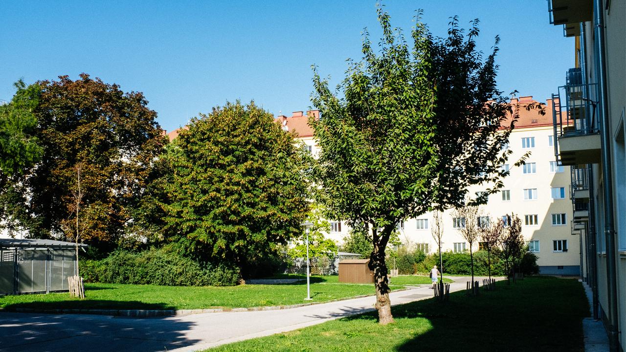 Wilhelm-Weber-Hof in Wien Simmering. Wilhelm-Weber-Hof in Wien Simmering.